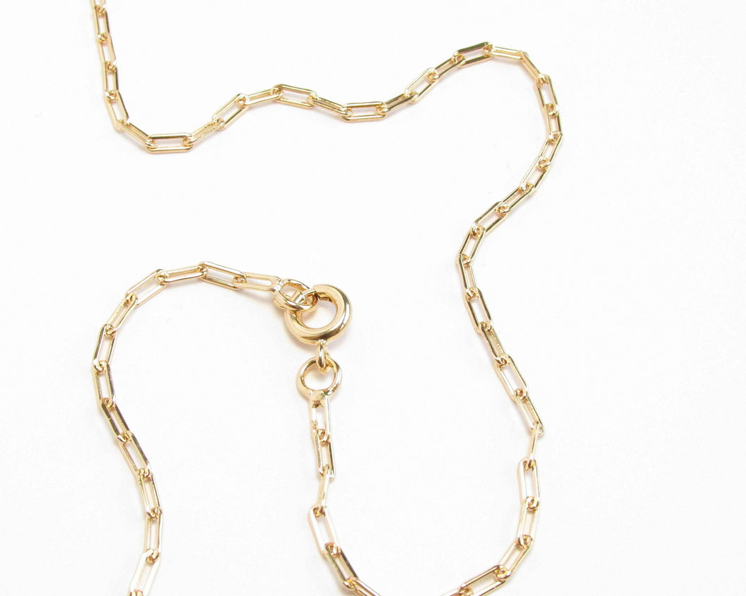COLLAR PERLA 5.5 MM  ENCHAPADA EN ORO