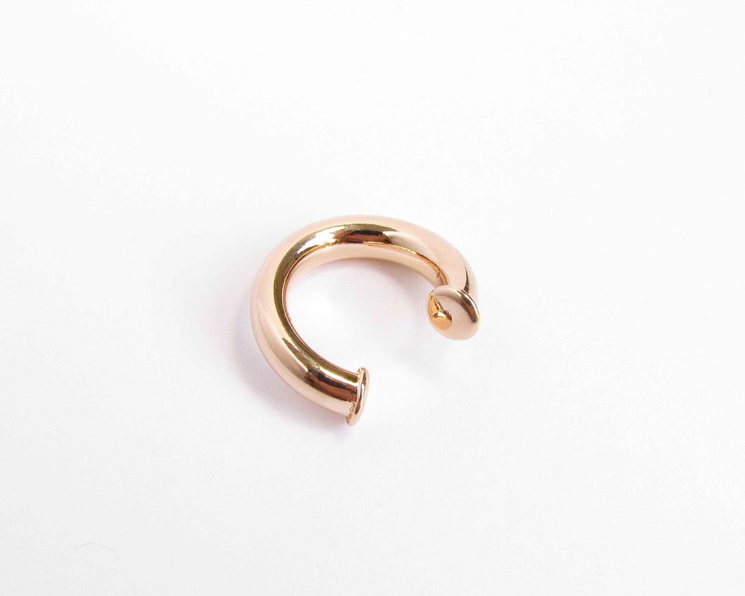 EAR CUFF LISO - ENCHAPADO EN ORO 18K