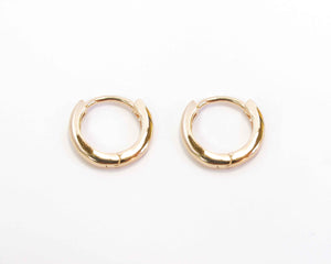 ARGOLLAS BASIC ENCHAPADAS EN ORO 14 mm