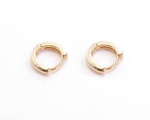 ARGOLLAS BASIC ENCHAPADAS EN ORO 11 mm