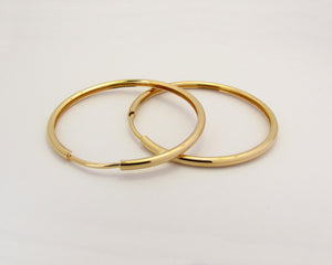 ARGOLLAS 32 MM ENCHAPADAS EN ORO